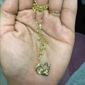 14k gold chain with pendant